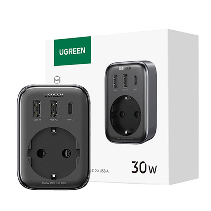 UGREEN 90613 Adapter 4in1 EU, 30W