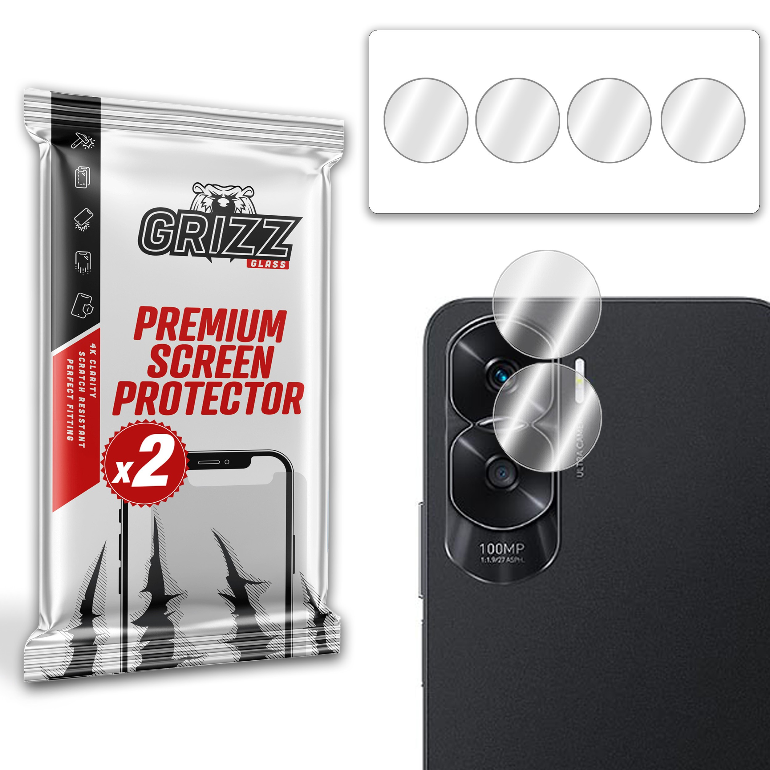GrizzGlass HybridGlass Camera Honor X50i