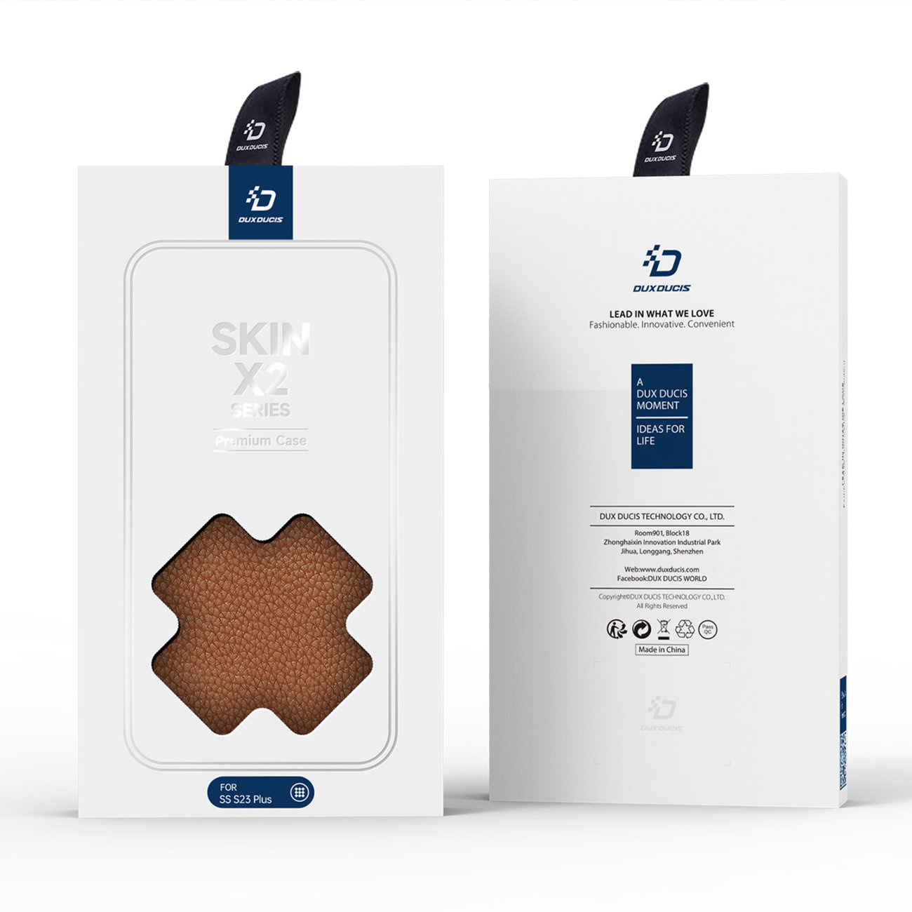 Dux Ducis Skin X2 Samsung Galaxy S23+ Plus brown