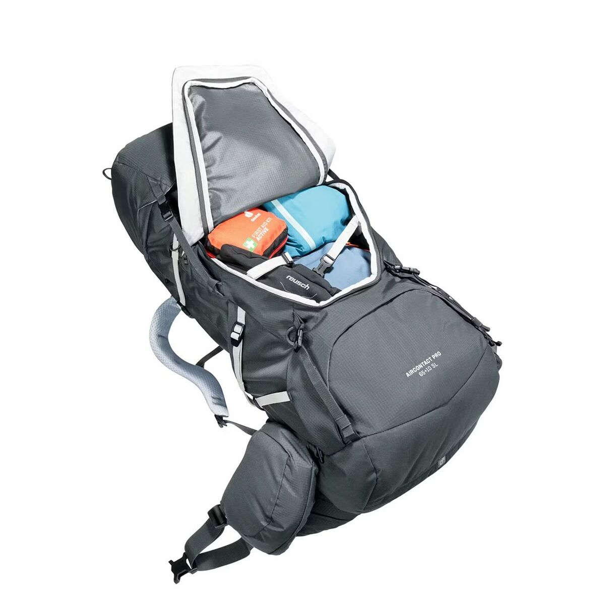 Hiking Backpack Deuter Aircontact Pro 65+10 SL Graphite 10 L 65 L (10 L) (65 L) Hiking Backpack Deuter Aircontact Pro 65+10 SL Graphite 10 L 65 L (10 L) (65 L)