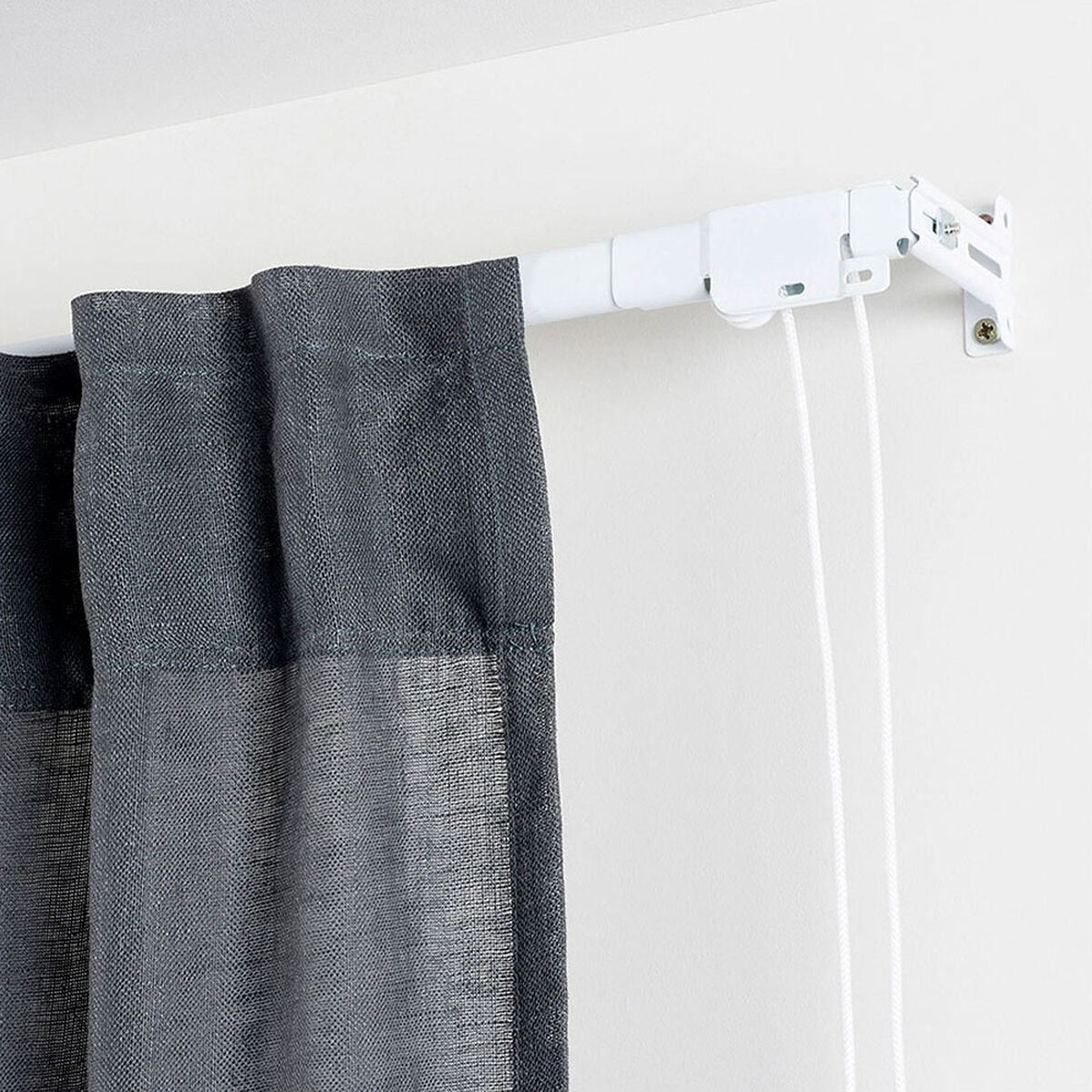 Curtain Rails Stor Planet Cintacor Extendable Reinforced White 120-210 cm
