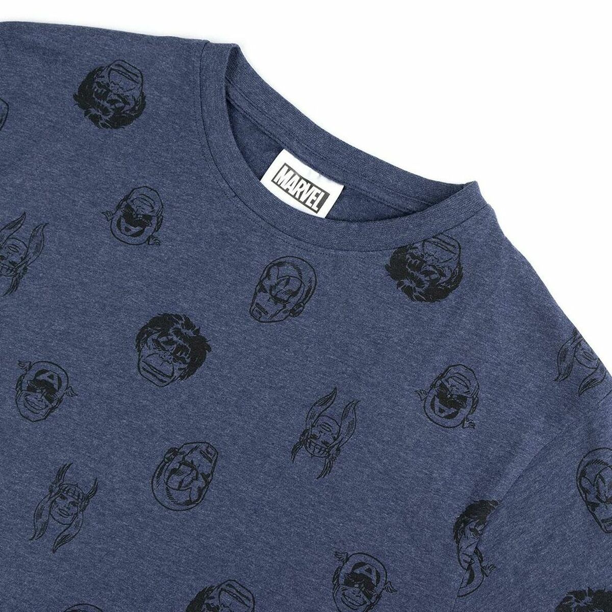 Men’s Short Sleeve T-Shirt Marvel Dark blue