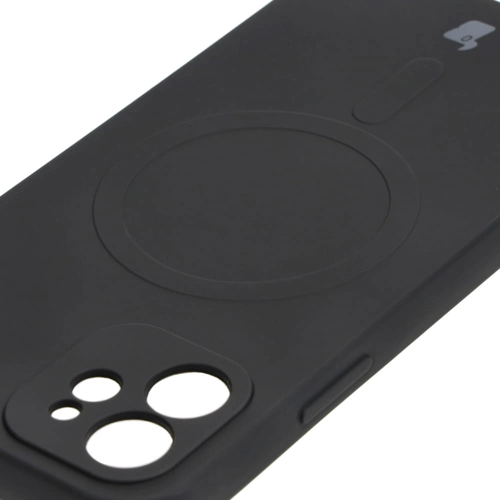 Bizon Case Silicone Magnetic Apple iPhone 12 black