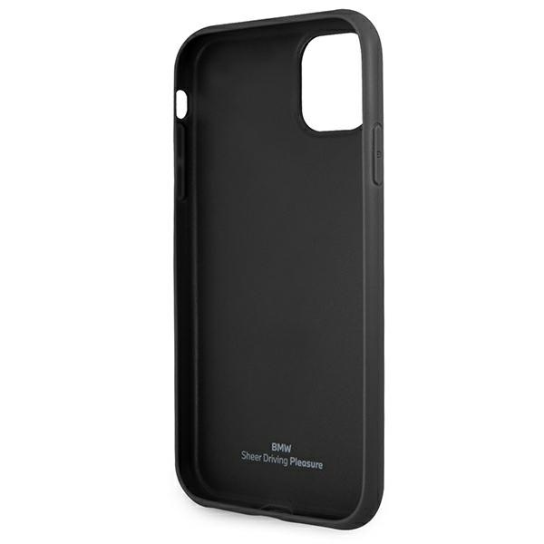 BMW BMHCN61RSPPR Apple iPhone 11 red hardcase Leather Curve Perforate