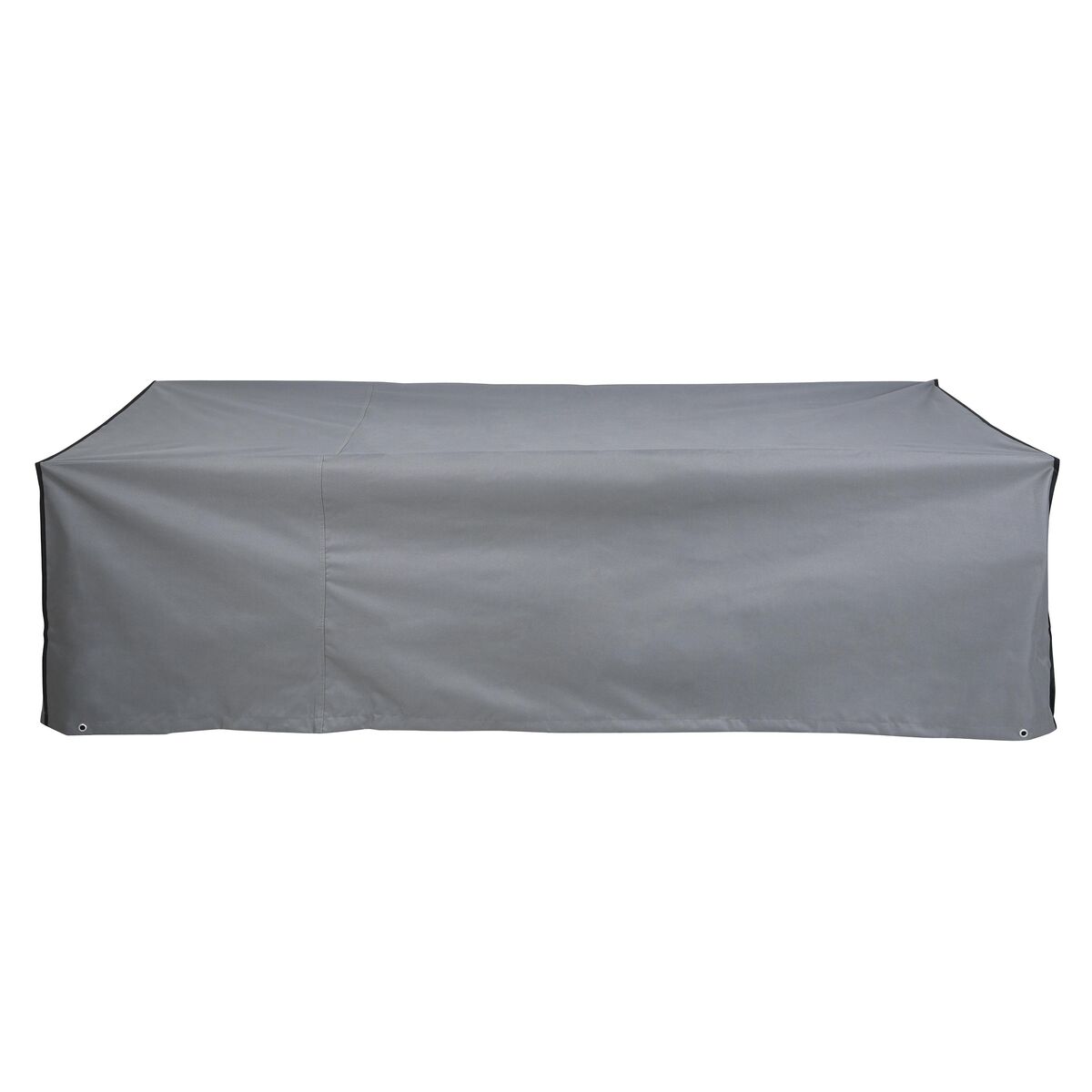 Sofabezug DKD Home Decor Schwarz Aluminium Dunkelgrau (205 x 80 x 60 cm)