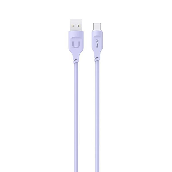 USAMS Lithe Series Cable USB-C PD Fast Charging 1,2m 6A purple SJ568USB03 (US-SJ568)