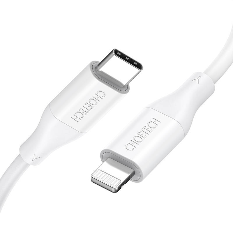 Choetech IP0040 USB-C / Lightning cable, PD, 30W, 1.2m (white)