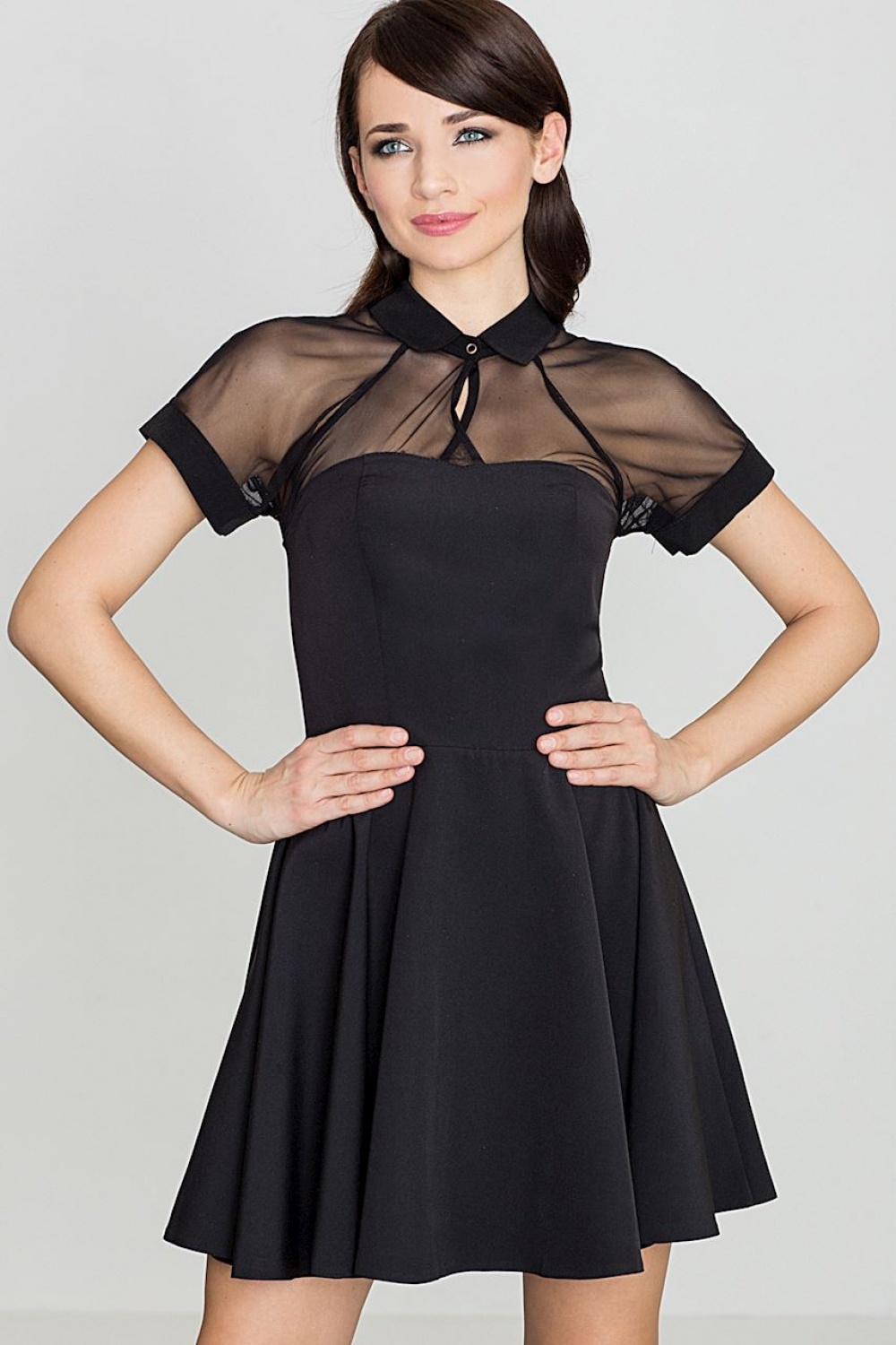  Short dress model 114300 Lenitif  black
