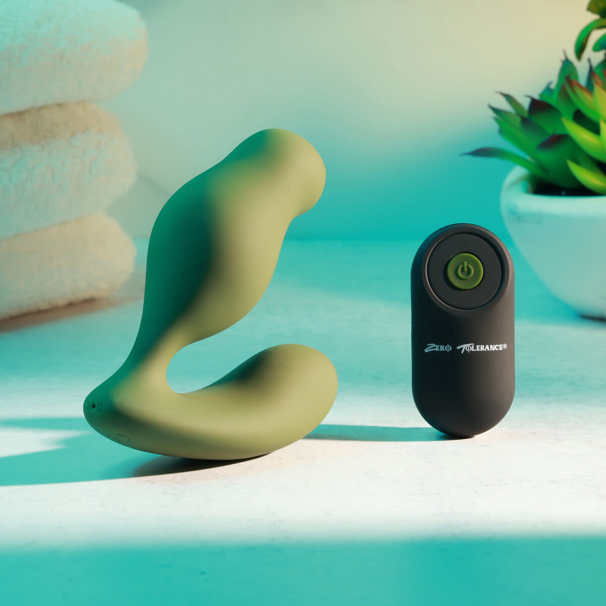 Anal Vibrator Zero Tolerance Green Anal Vibrator Zero Tolerance Green