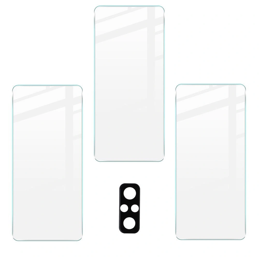 Bizon Glass Clear tempered glass - 3 pcs. + lens glass Redmi Note 10 Pro