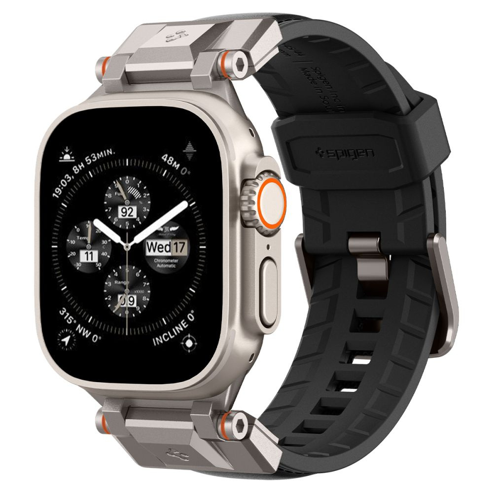 Spigen DuraPro Armor PU Apple Watch 4/5/6/7/8/9/SE/Ultra 42/44/45/49mm Black