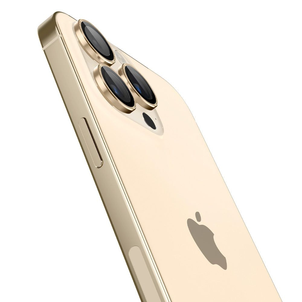 Spigen Optik.tr ez Fit Camera Protector Apple iPhone 14 Pro/14 Pro Max Gold [2 PACK]
