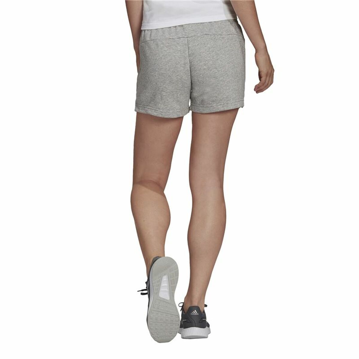 Sports Shorts Adidas Essentials Slim Logo Lady Grey