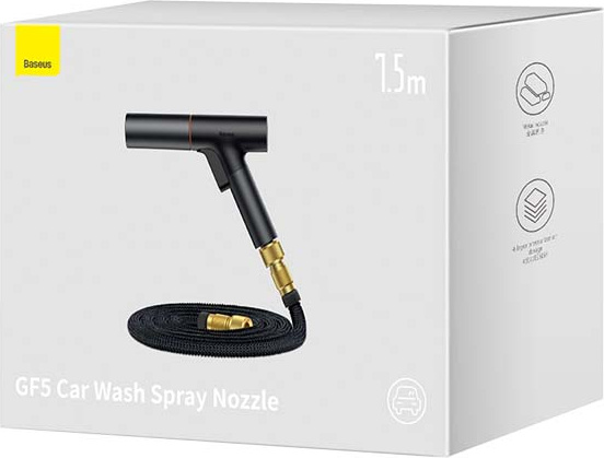 Baseus GF5 Car Wash Spray Nozzle, 7.5m (black)