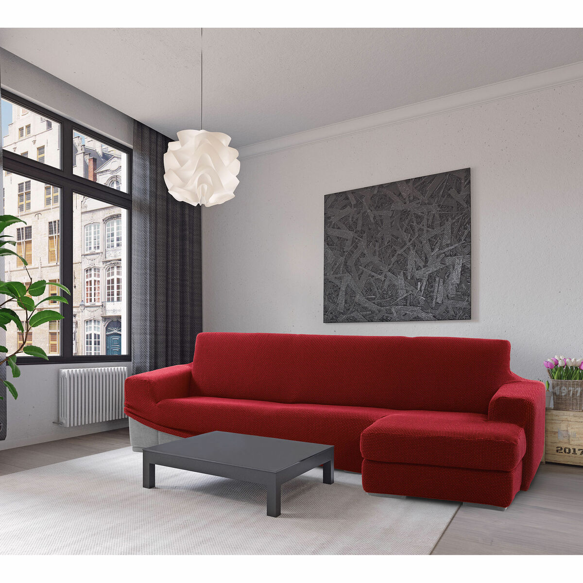 Chaise longue cover with short right arm Sofaskins NIAGARA 210 - 340 cm Chaise longue cover with short right arm Sofaskins NIAGARA 210 - 340 cm