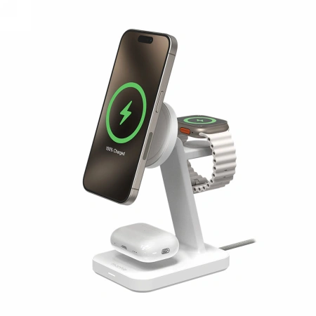 Mophie Snap+ 3-in-1 Qi2 wireless charger stand MagSafe 15W
