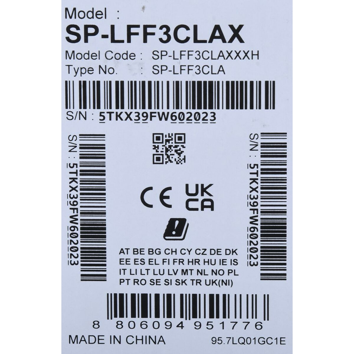 Projector Samsung SP-LFF3CLAXXXH