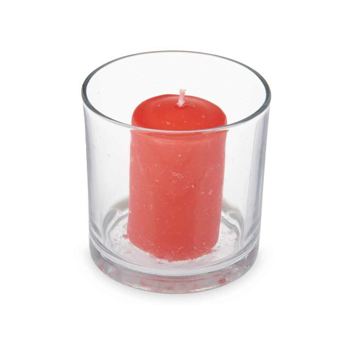 Scented Candle 10 x 10 x 10 cm (6 Units) Glass Red fruits