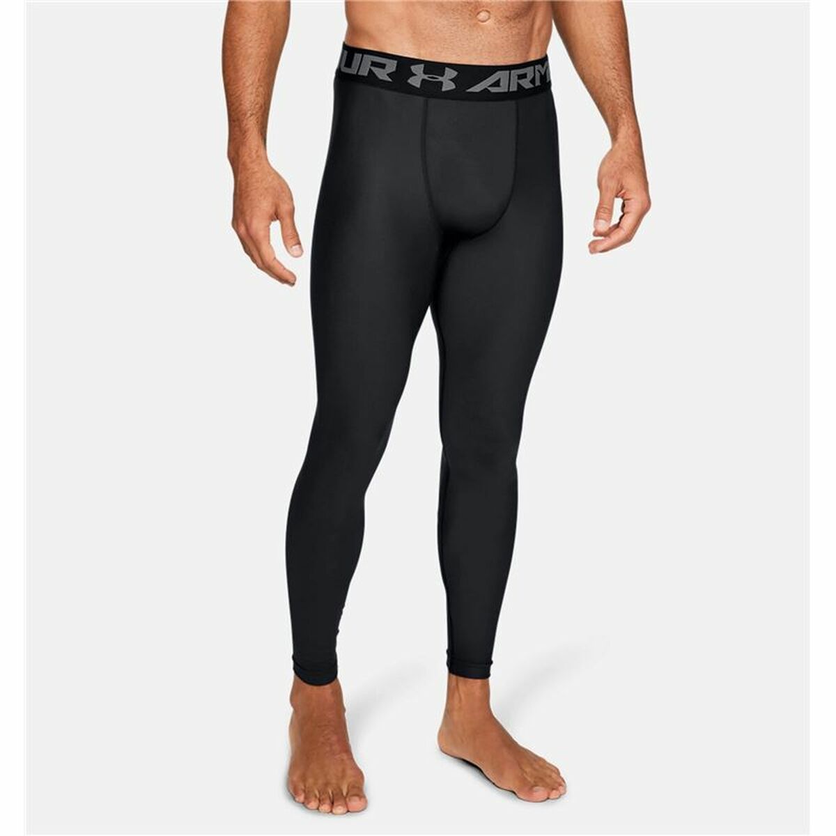 Sports Leggings for Men Under Armour HeatGear Black