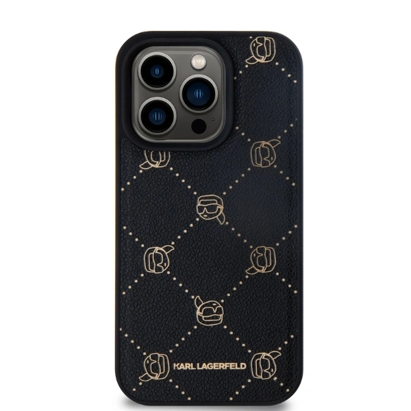 Karl Lagerfeld KLHMP15XPGKHPHK Apple iPhone 15 Pro Max Magsafe Karl Head black