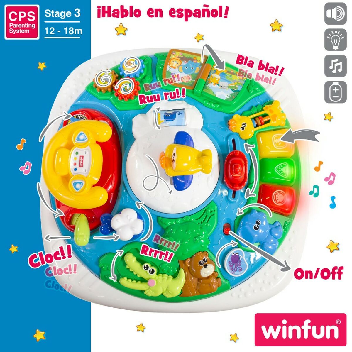 Centrum aktywności Winfun 47 x 41 x 47 cm 2 Sztuk