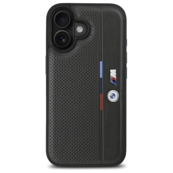 BMW BMHCP16S23PUPVA Apple iPhone 16 hardcase M Perforated Tricolor Detail Line anthracite