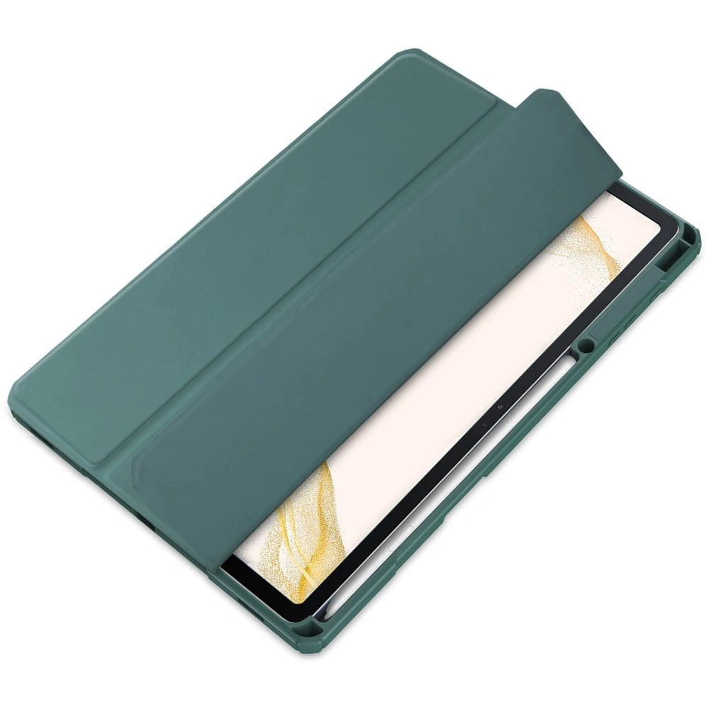 Bizon Case Tab Clear Matt Samsung Galaxy Tab S8 Plus / S7 Plus / S7 FE dark green