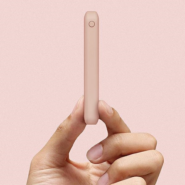 Powerbank UNIQ Fuele mini 8000mAh USB-C 18W PD Fast charge pink