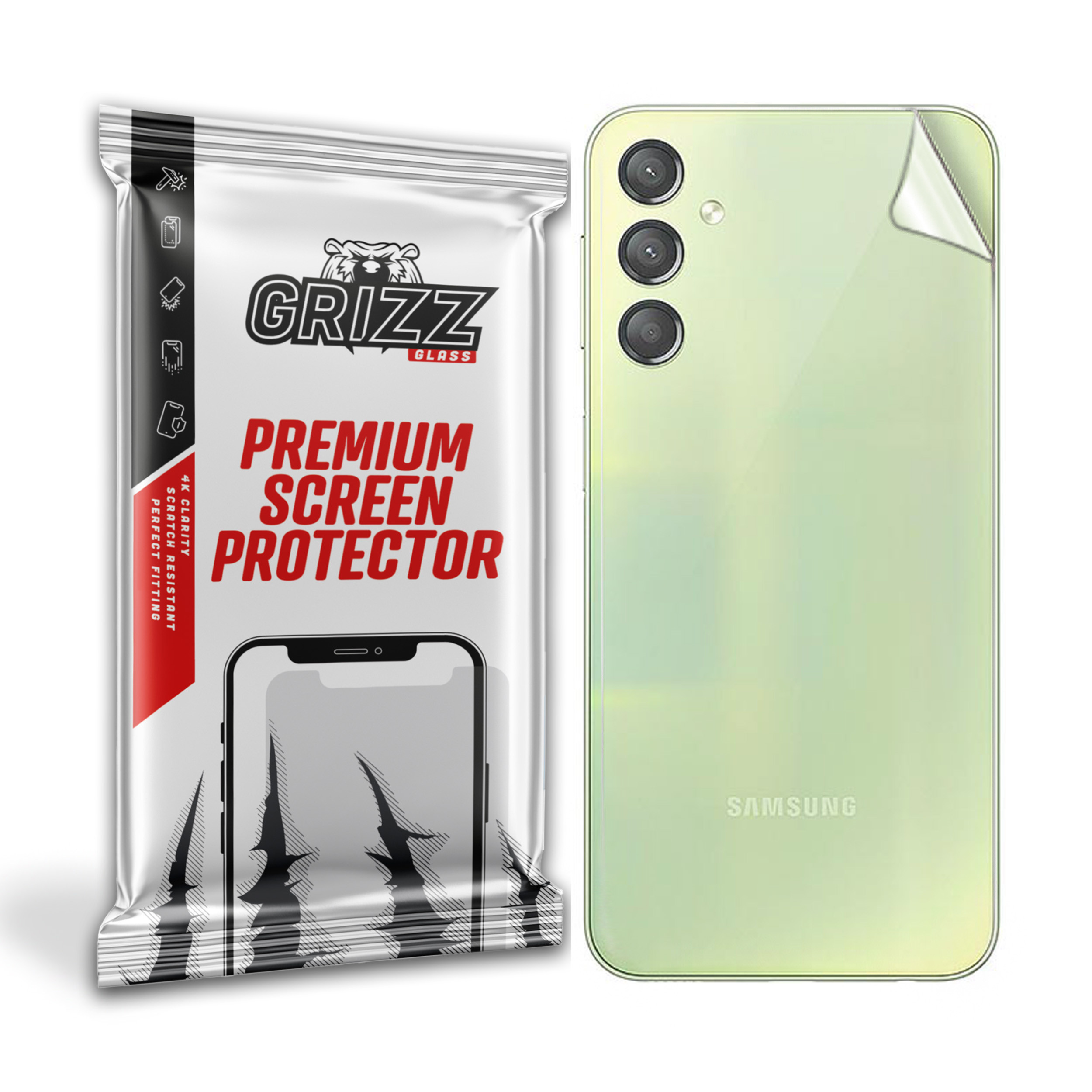 GrizzGlass SatinSkin Samsung Galaxy A24 4G