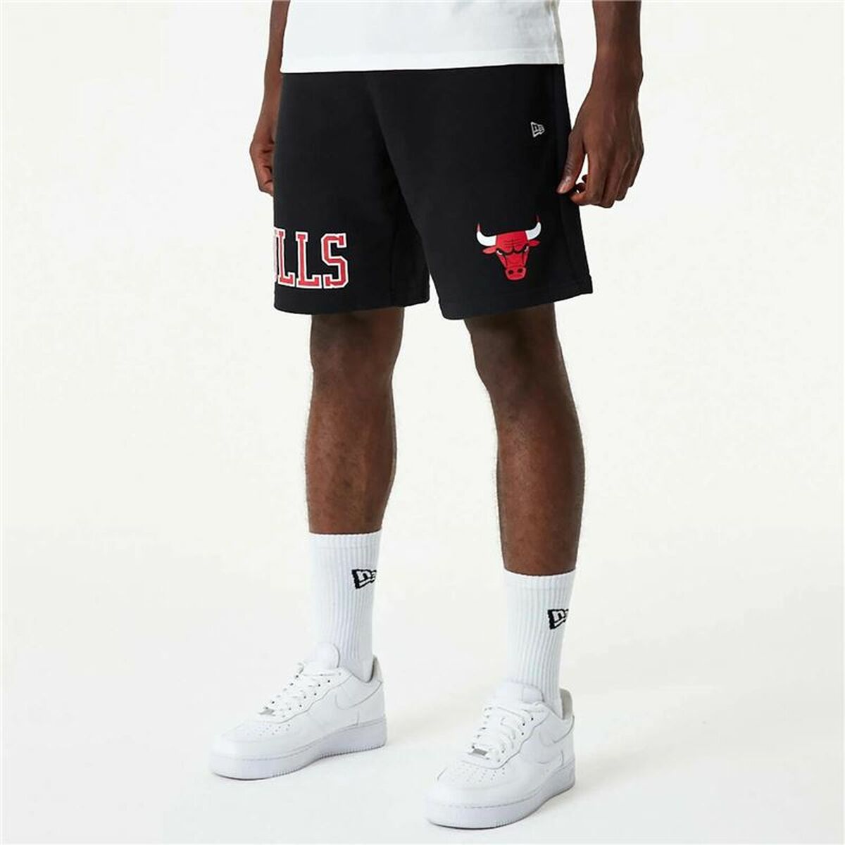 Sports Shorts New Era NBA Chicago Bulls Black Men Sports Shorts New Era NBA Chicago Bulls Black Men