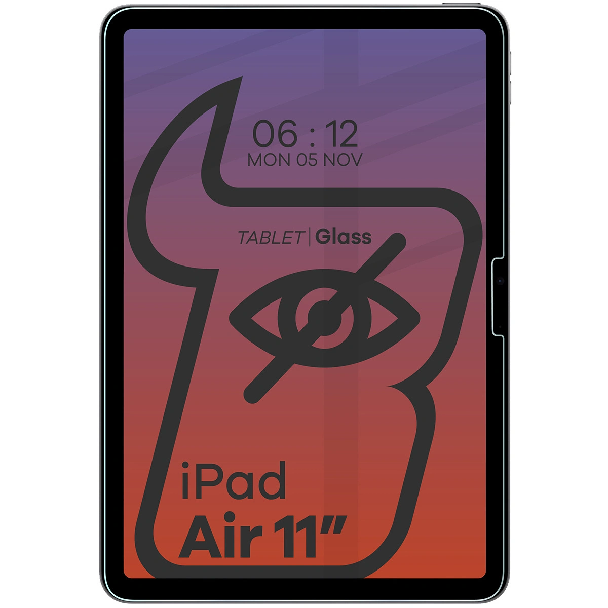 Bizon Glass Tab Clear Shadow Apple iPad Air 11" M2 6 gen. 2024 [2 PACK]