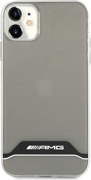 Mercedes AMG AMHCN61TCBW Apple iPhone 11 transparent hardcase Electroplate Black&White
