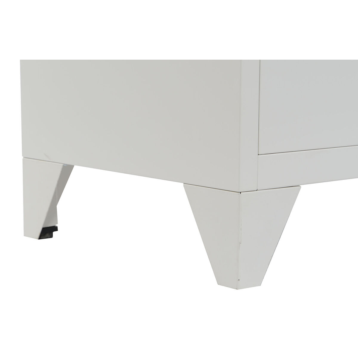 TV furniture Home ESPRIT White Metal 120 x 40 x 58 cm TV furniture Home ESPRIT White Metal 120 x 40 x 58 cm