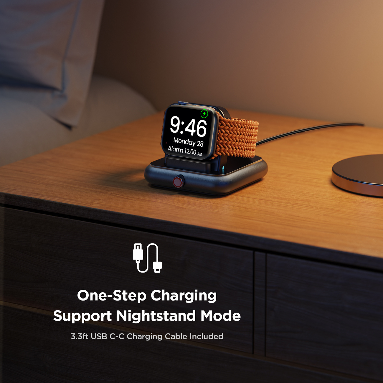 Joyroom JR-WQW03 wireless charger for Apple Watch black