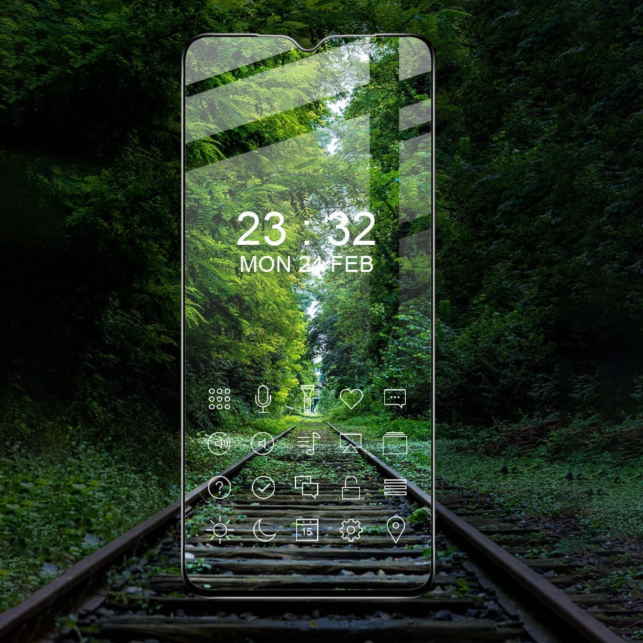 Bizon Glass Edge Realme C35 black