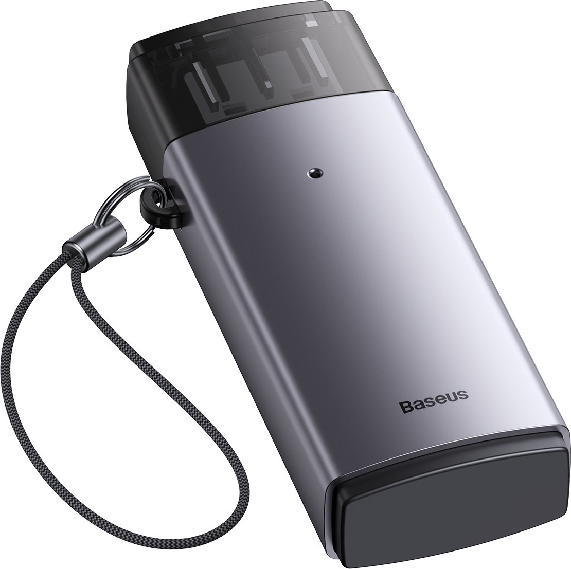 Baseus Lite Series adapter SD/TF USB card reader gray
