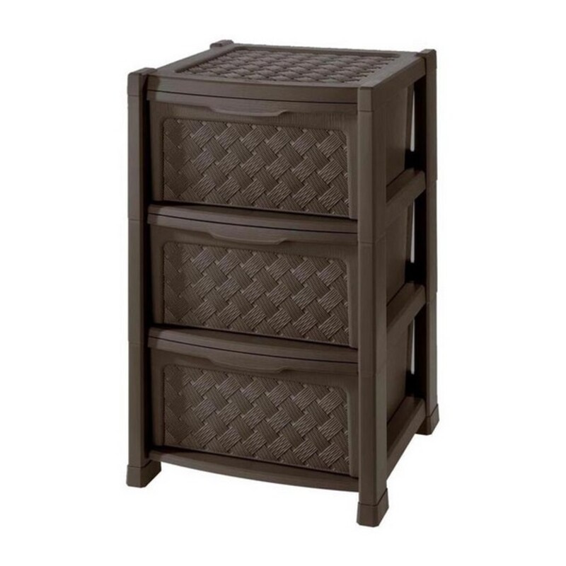 Chest of drawers Tontarelli Plastic 3 Drawers (38,5 x 39 x 63,5 cm)