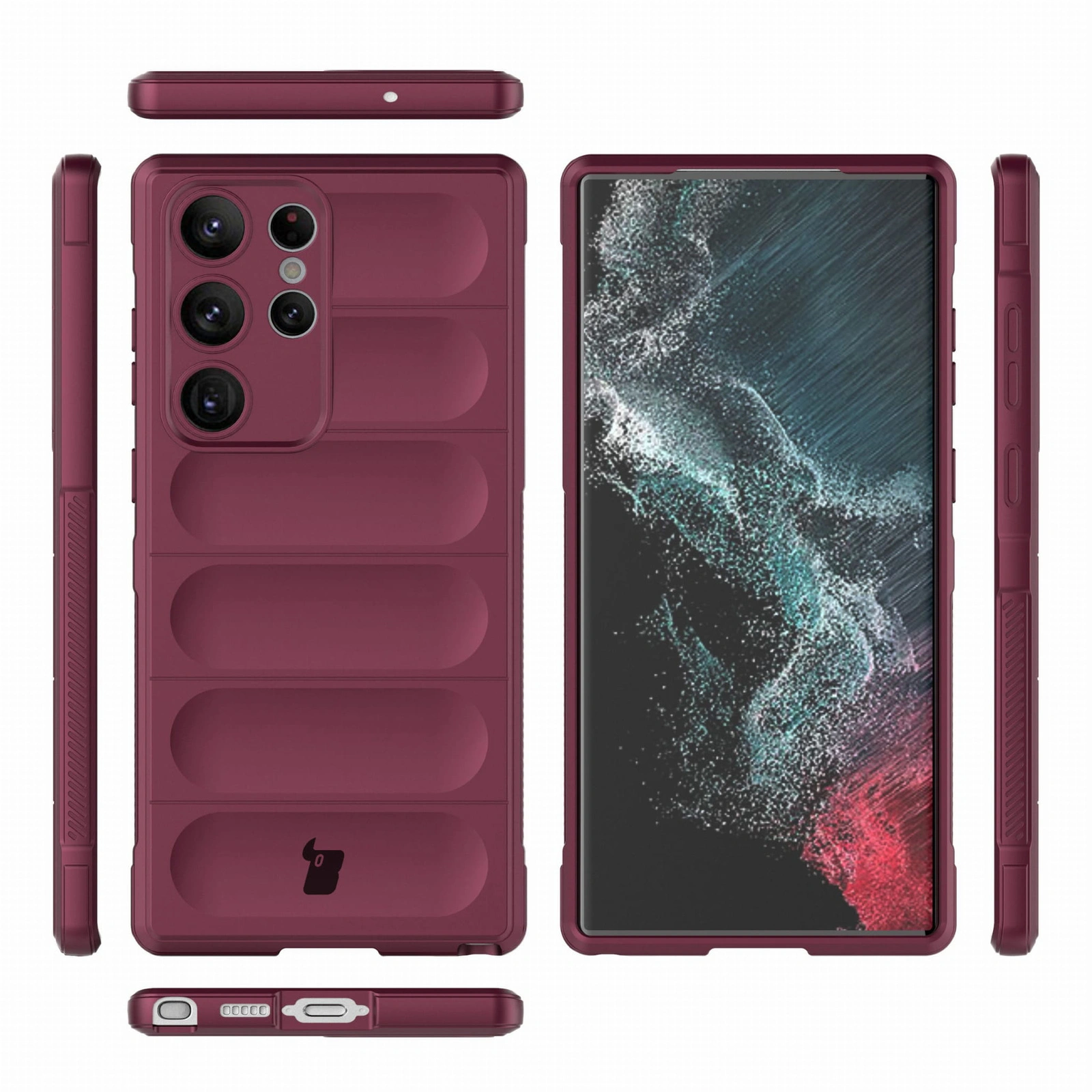Bizon Case Tur Samsung Galaxy S23 Ultra dark purple