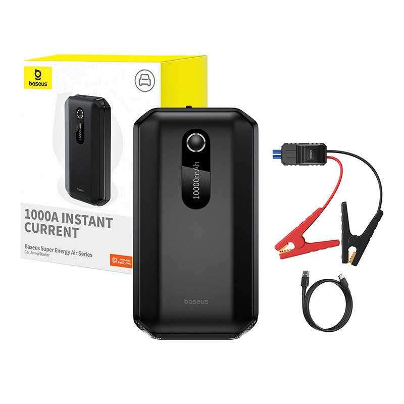 Baseus Super Energy Jump Starter 10000mAh 1000A black