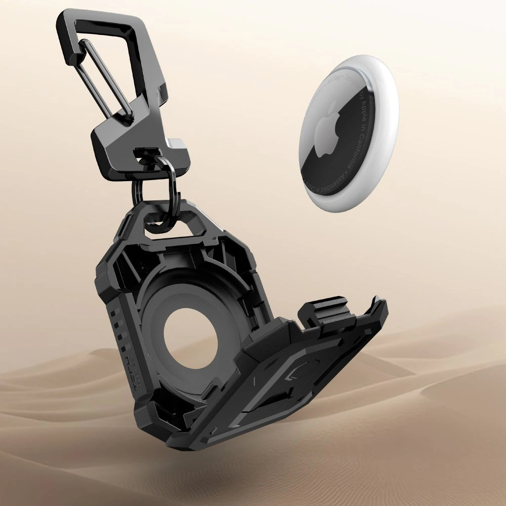 Brelok Tech-Protect Kevlar Pro do Apple AirTag 1 / 2 Black