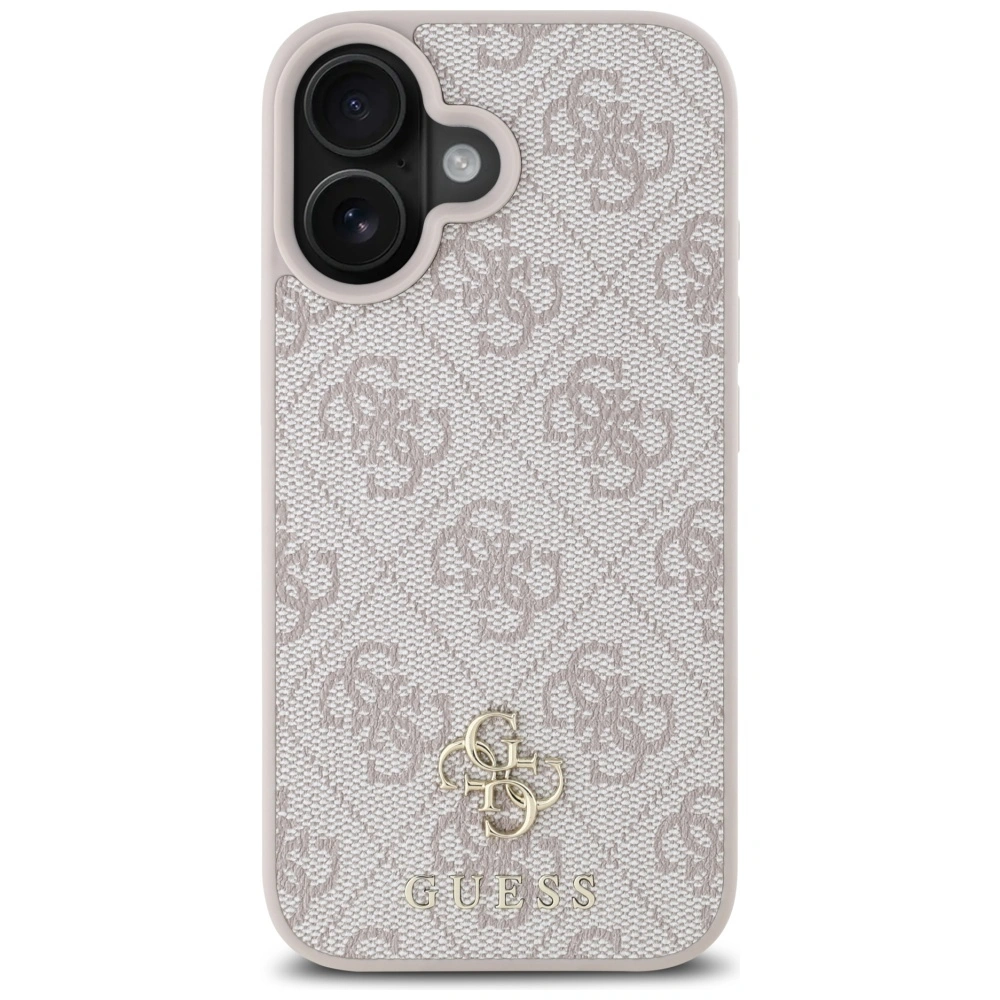 Guess HC PU 4G Small 4G and Classic Apple iPhone 16 MagSafe pink