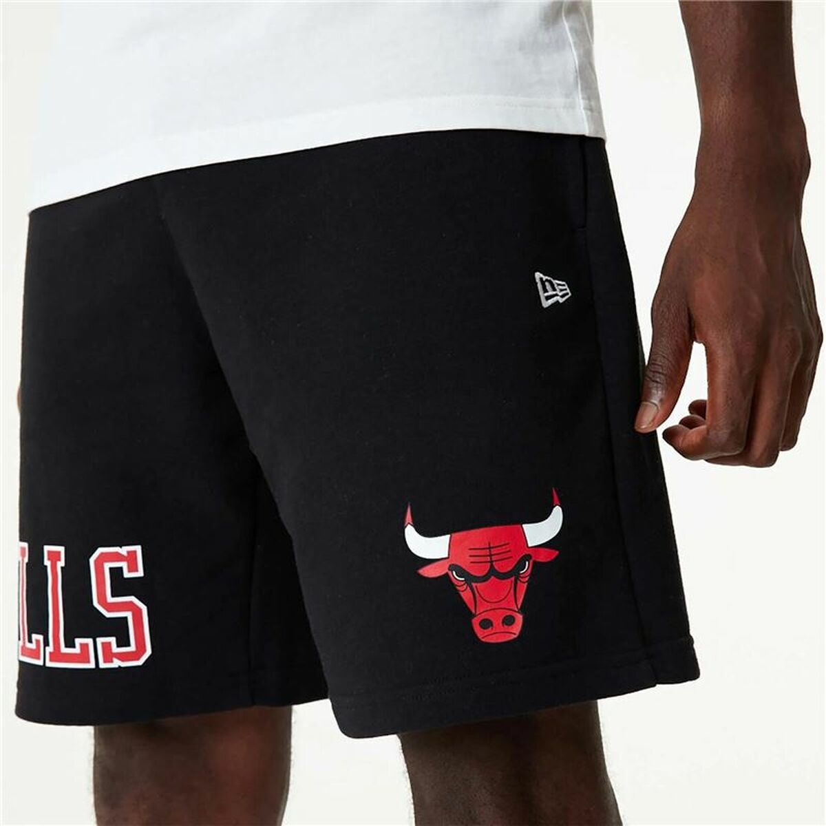 Sports Shorts New Era NBA Chicago Bulls Black Men Sports Shorts New Era NBA Chicago Bulls Black Men