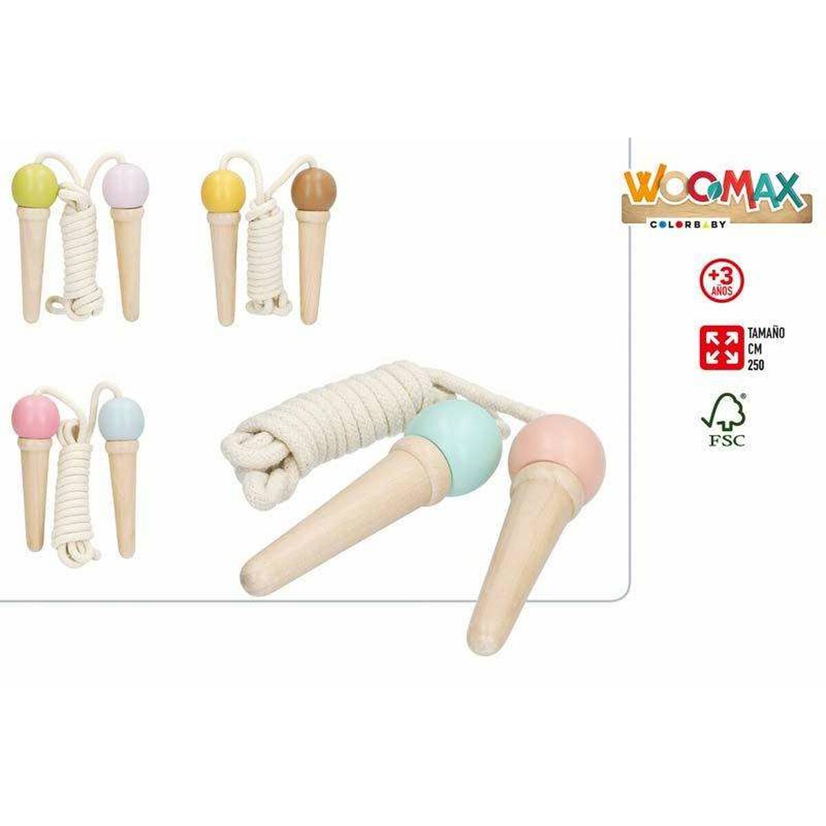 Skipping Rope with Handles Colorbaby