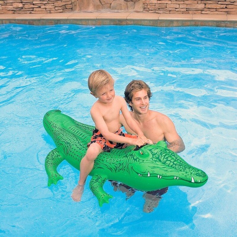 Inflatable pool figure Intex Crocodile (168 X 86 cm)