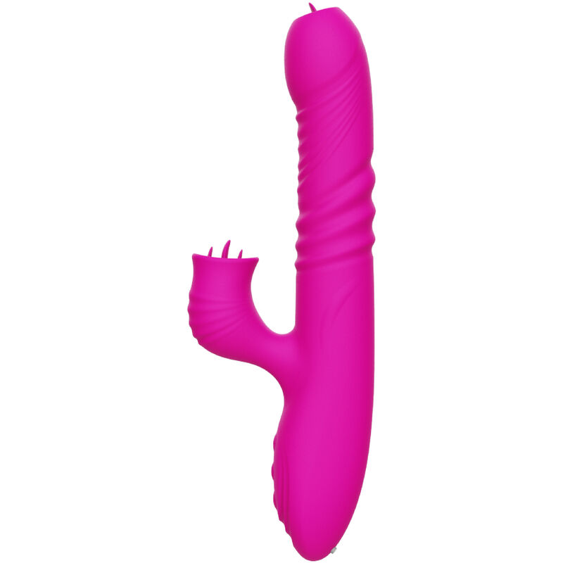 ARMONY - FANNY MULTIFUNCTION DOUBLE TONGUE VIBRATOR FUCHSIA HEAT EFFECT