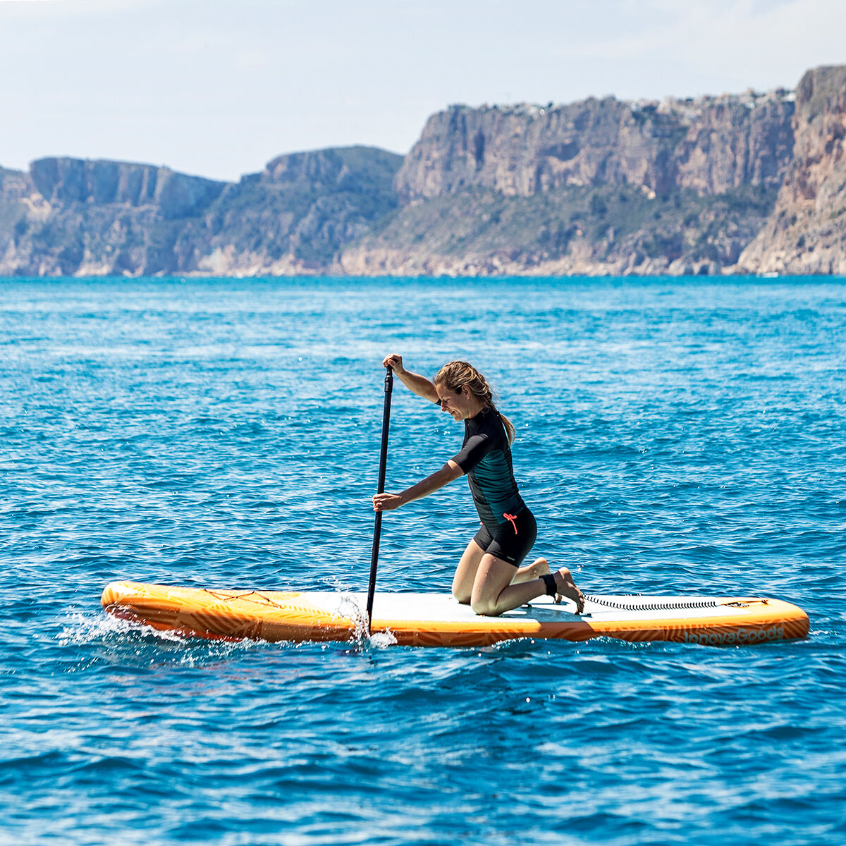 2 in 1 Aufblasbares Paddel-Board mit Sitz und Zubehör Siros InnovaGoods 10'5" 320 cm 2 in 1 Aufblasbares Paddel-Board mit Sitz und Zubehör Siros InnovaGoods 10'5" 320 cm