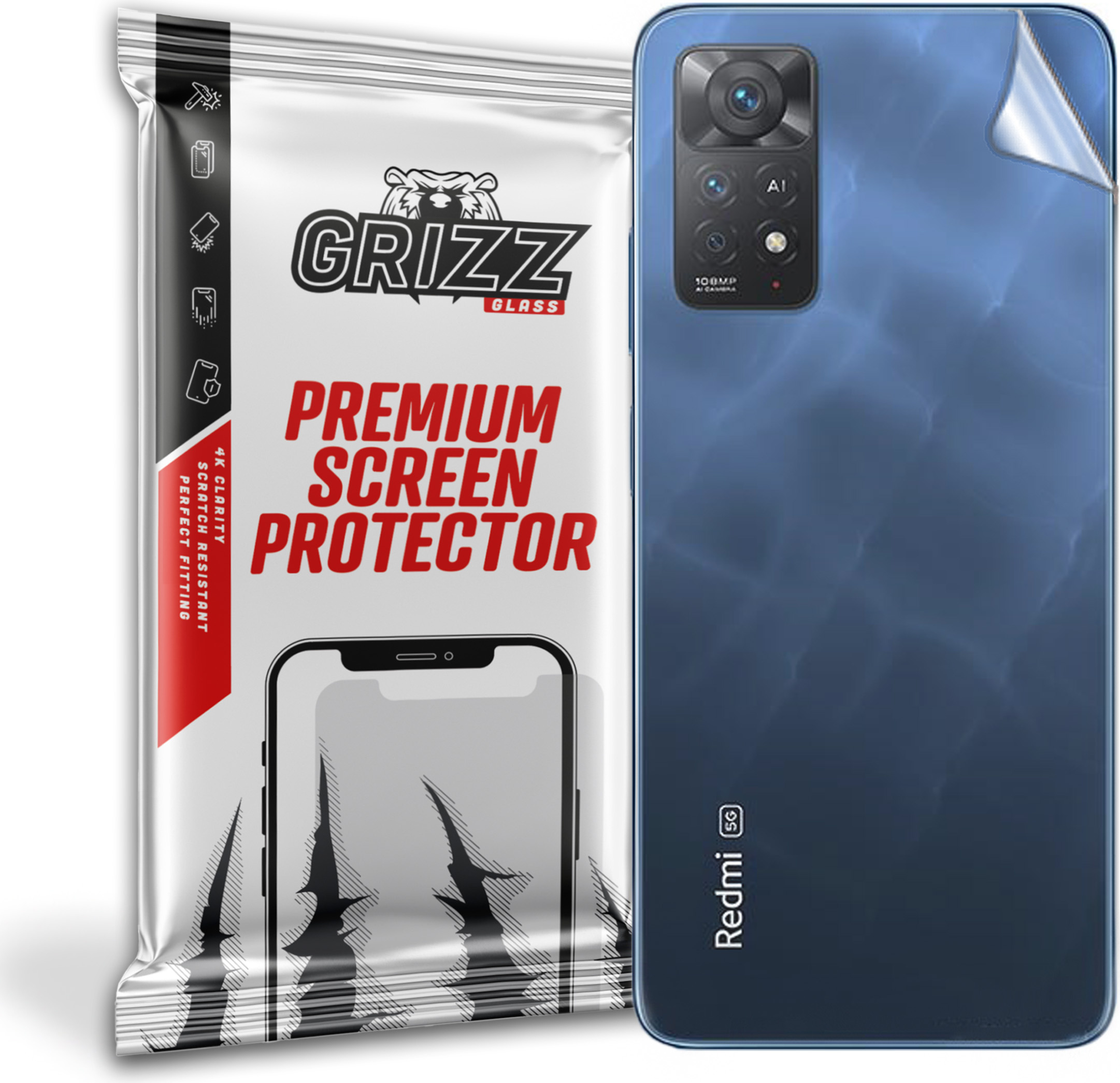 GrizzGlass SatinSkin Xiaomi Redmi Note 11 Pro