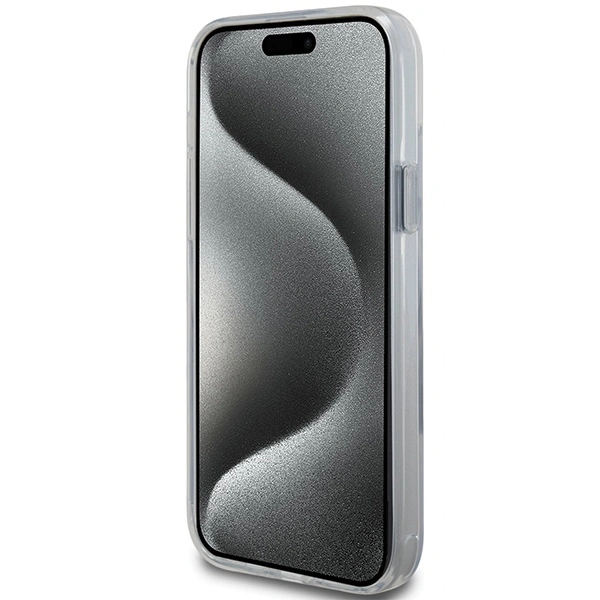 Karl Lagerfeld KLHMP15MHMRSKCH Apple iPhone 15 Plus / 14 Plus hardcase Ring Stand Karl&Choupettte MagSafe white
