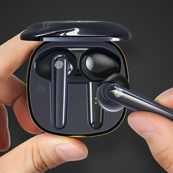 USAMS Earphones Bluetooth 5.0 TWS SD series gem blue BHUSD02