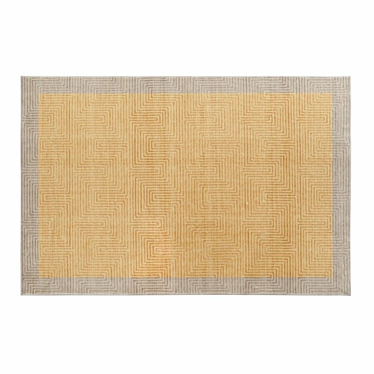 Carpet DKD Home Decor Yellow (160 x 230 x 0,7 cm)